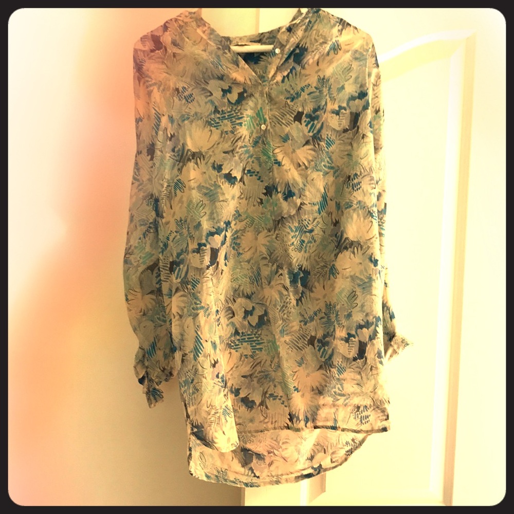 vanessa bruno sheer tunic